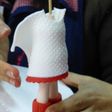 Muñeca de fondant - tronco y vestido