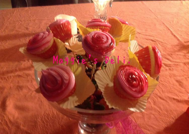 Minicupcake bouquet