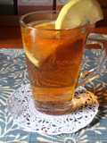 Ponche de limón con miel y whisky
