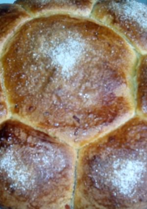 Una foto de flor de Brioche y nocilla