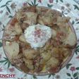Verduras al horno y huevos escalfados con sal de Hawái