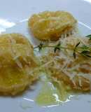 Tortellini de patata al brandi