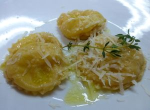 Una foto de Tortellini de patata al brandi