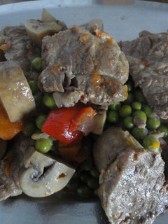Una foto de Carrilleras con champiñones