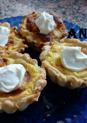 Una foto de Mini tartas caseras con sopa crema de pollo