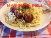 Una foto de espagueti con carne molida