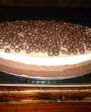 Tarta tres chocolates con gelatina