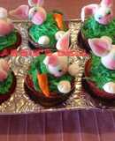 Cupcakes de zanahoria decorados