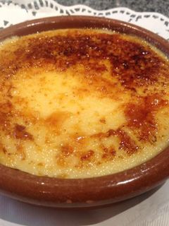 Una foto de Crema catalana quemada casera