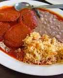 Tortitas de pulpa de camarón en salsa