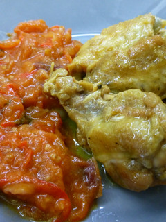 Una foto de Pollo con jengibre y lima