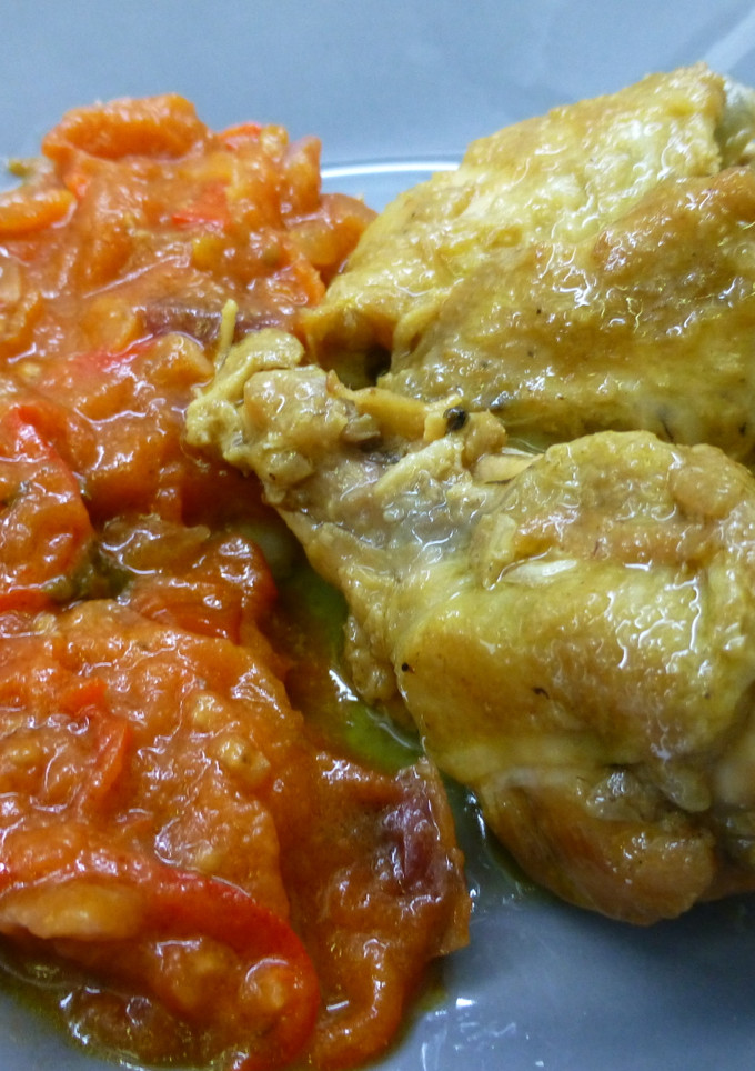 Una foto de Pollo con jengibre y lima