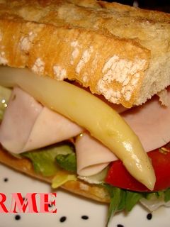 Una foto de Bocadillo colorido para dieta