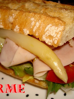 Una foto de Bocadillo colorido para dieta