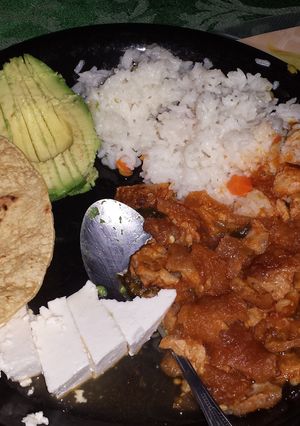 Una foto de Chicharrón en salsa