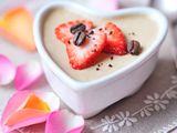 Mousse de café y fresas