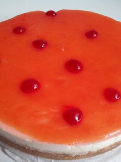 Una foto de Tarta de nata y yogur