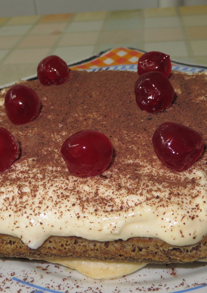 Una foto de Tiramisu de mascarpone