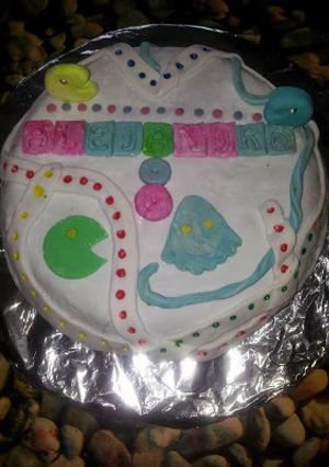 Una foto de Pastel de fondant