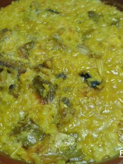 Una foto de Arroz caldoso de Rape