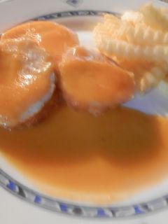 Una foto de Roti de pollo en salsa de vegetales