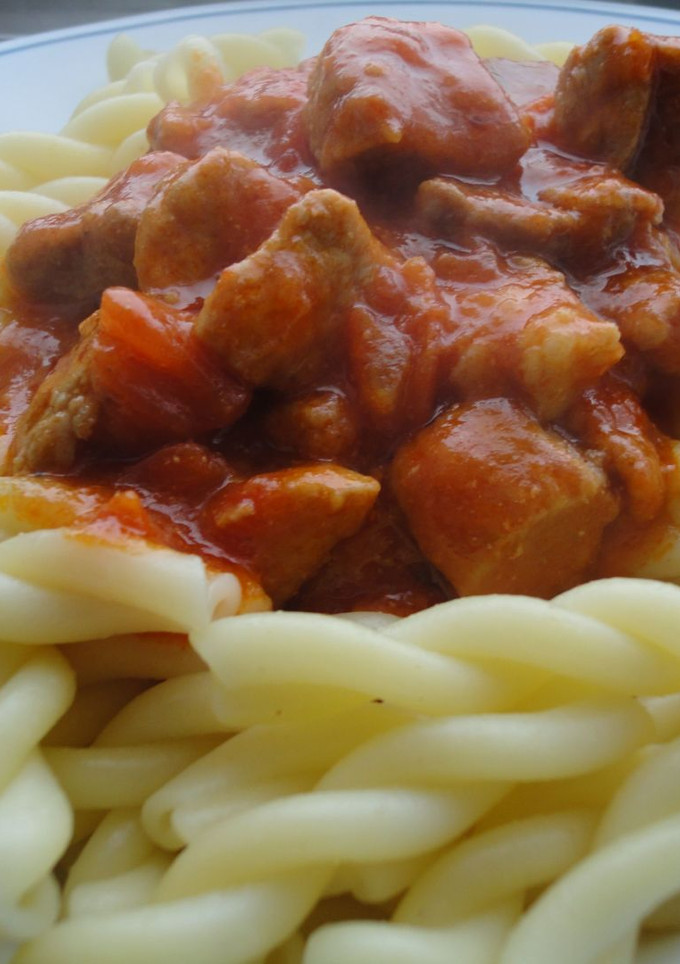 Una foto de Abbraci con ragú de cerdo