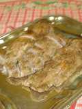 Lomito de cerdo con salsa de cerveza