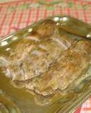 Lomito de cerdo con salsa de cerveza