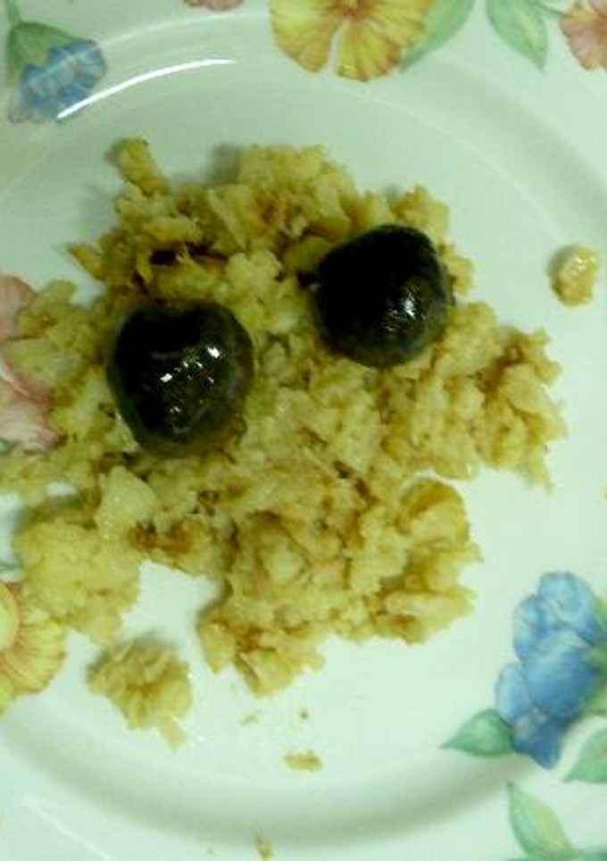 Una foto de Coliflor con morcilla