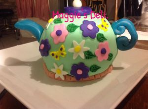 Una foto de Tetera de fondant