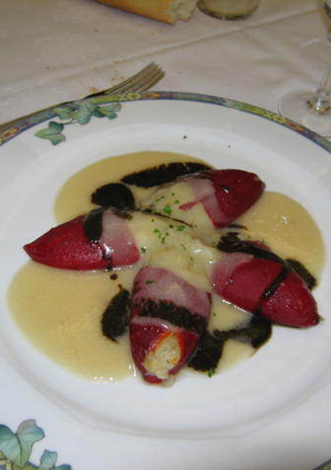 Una foto de Pimientos del piquillo rellenos