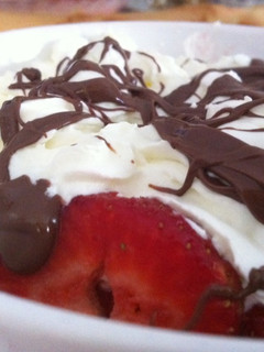 Una foto de Las mejores fresas con nata