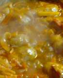 Chorizos con salsa Pomarola