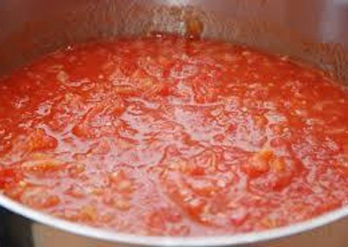 Foto principal de Salsa de tomate casera para pizza