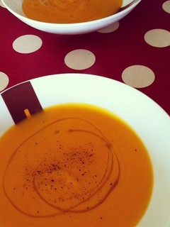 Una foto de Crema de calabaza