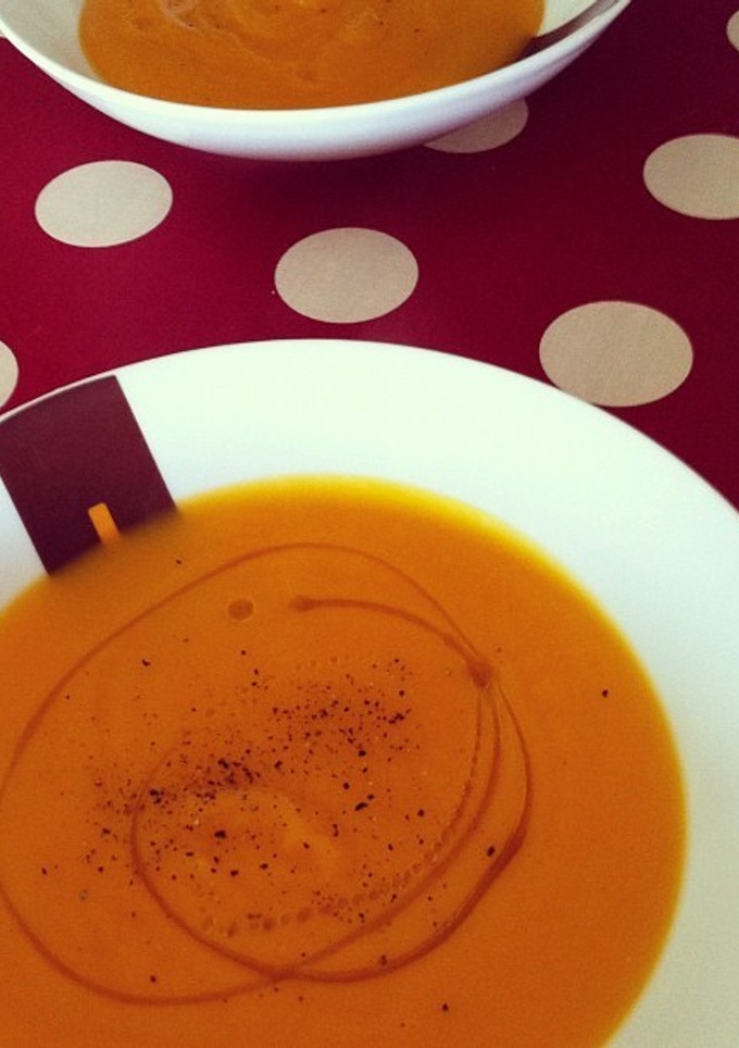 Una foto de Crema de calabaza