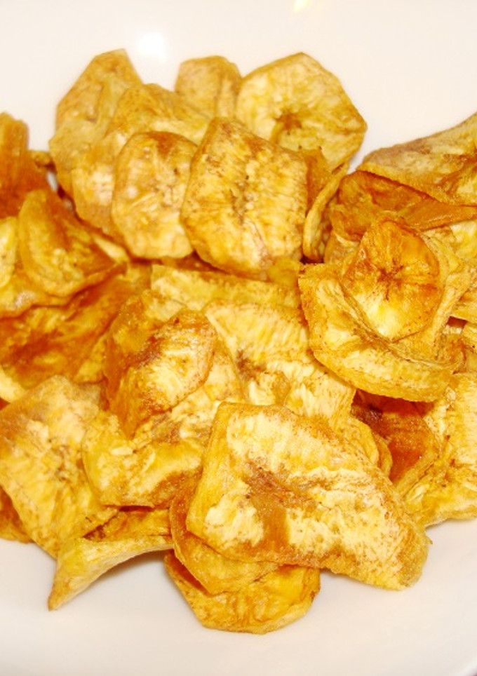 Una foto de Chips de plátano canario