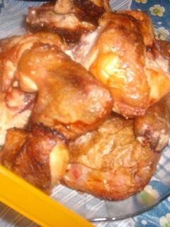 Una foto de Pollo al horno con limón