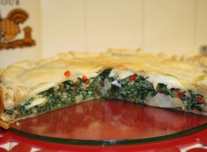 Una foto de Tarta de verduras argentina