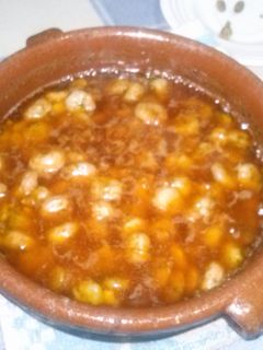 Una foto de Gambas al pil pil