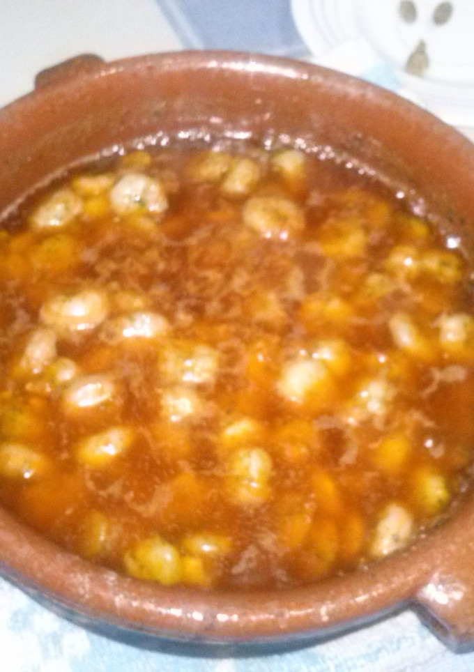 Una foto de Gambas al pil pil