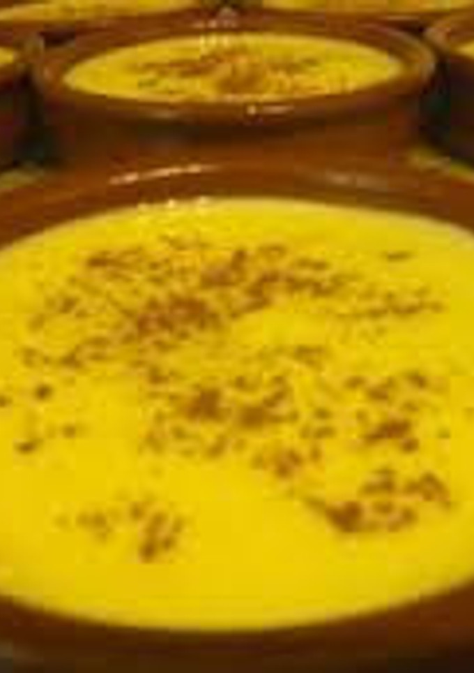 Una foto de Natillas caseras de Málaga