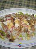 Ensalada de arroz con mayonesa