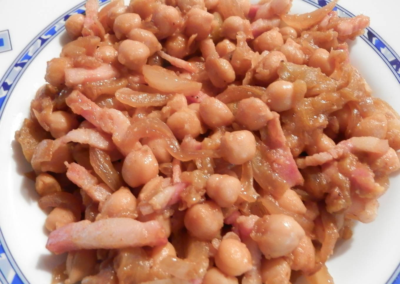 Garbanzos con berenjenas<br />