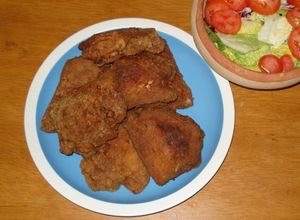 Una foto de Pollo frito Americano