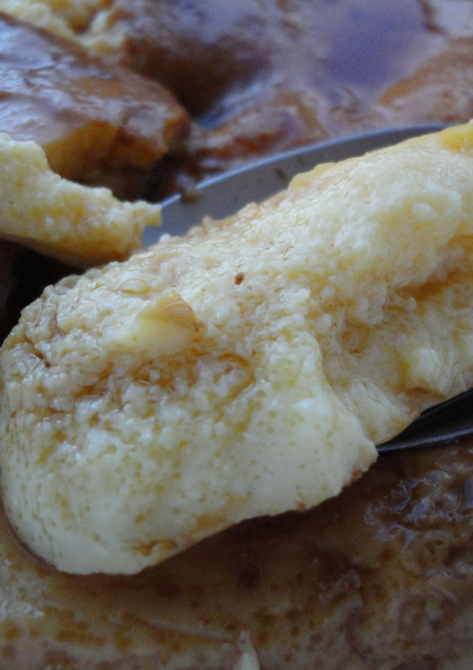 Una foto de Flan de huevo al coñac