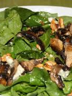 Una foto de Ensalada de setas a la plancha