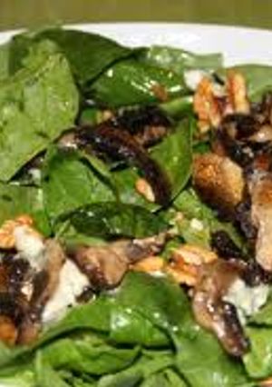 Una foto de Ensalada de setas a la plancha
