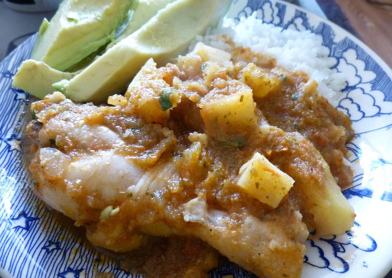 Seco de pollo ecuatoriano