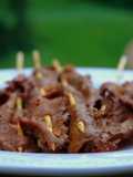 Carne en palito